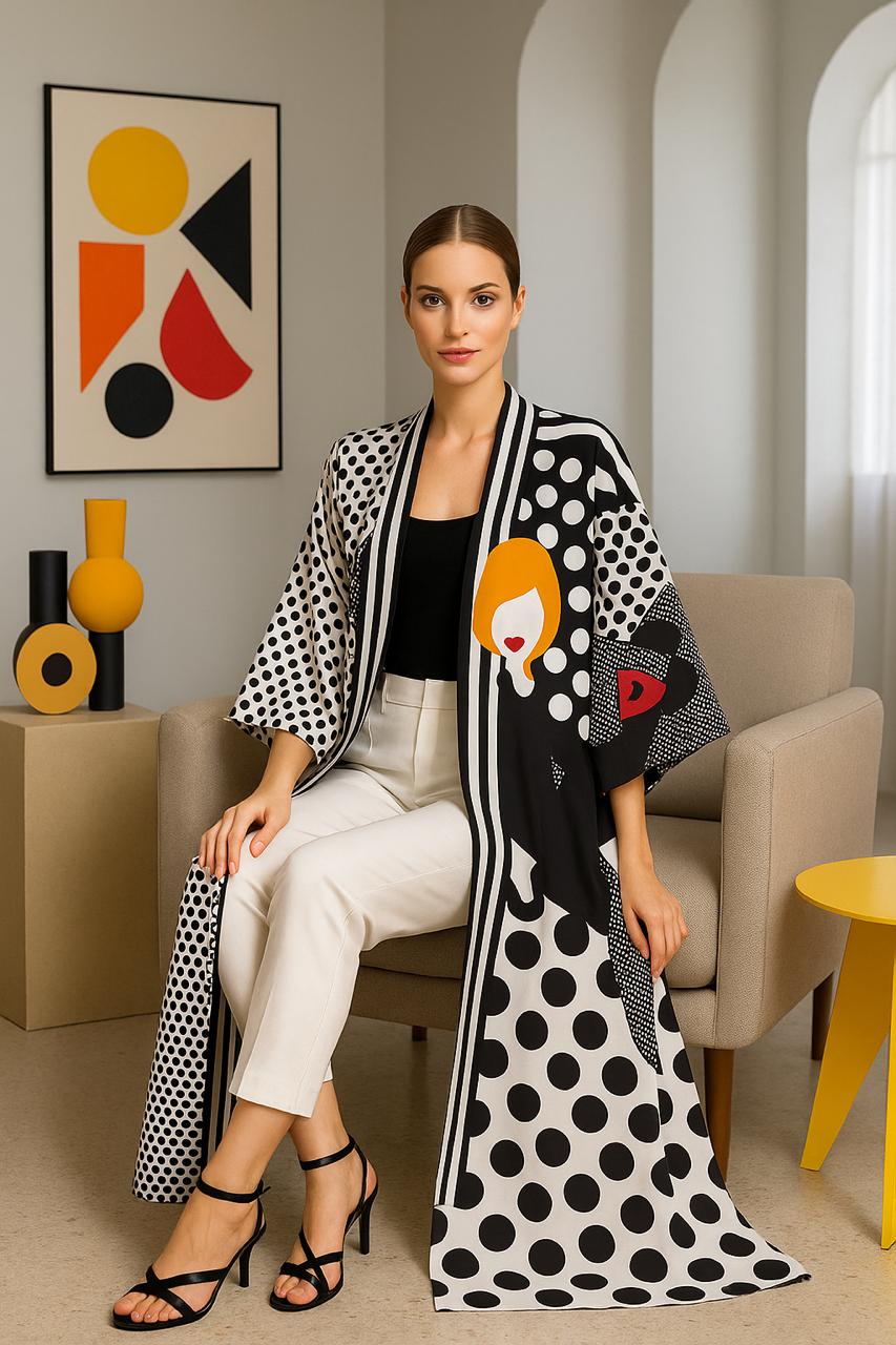 Caftan Moderne Vert