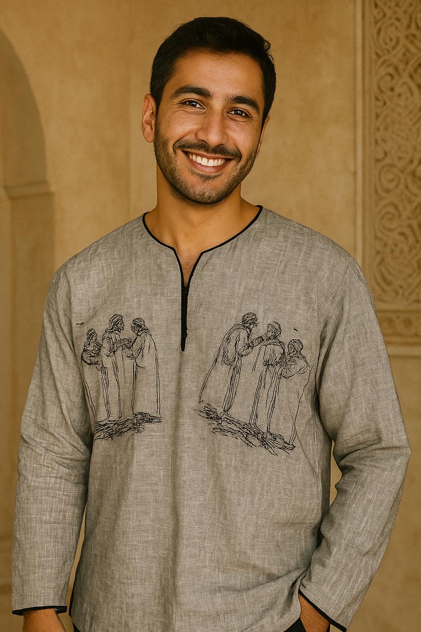 Tunique Beige Traditionnelle